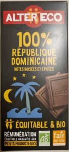Alter Eco Chocolat 100% République Dominicaine — MS Bhai Bhai Enterprise