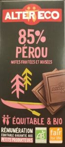 Alter Eco Noir equitable 85% Pérou — MS Bhai Bhai Enterprise
