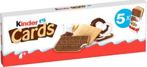 Biscuits Fourrés KINDER Cards Lait et Cacao 2x5 - 128g — MS Bhai Bhai Enterprise
