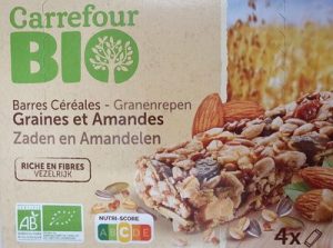 Carrefour BIO, Carrefour Barres Céréales Graines et Amandes — MS Bhai Bhai Enterprise
