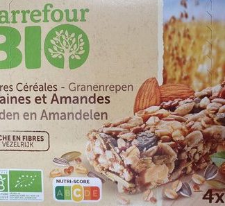 Carrefour BIO, Carrefour Barres Céréales Graines et Amandes — MS Bhai Bhai Enterprise