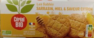 céréal bio Sablés sarrasin miel saveur citron — MS Bhai Bhai Enterprise