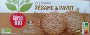 Cereal bio Sablés sésame & pavot — MS Bhai Bhai Enterprise