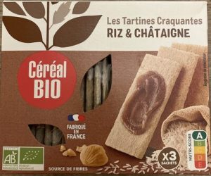 Céréal Bio tartines craquantes riz châtaigne — MS Bhai Bhai Enterprise