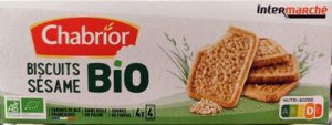 Chabrior, Chabrior Bio, Intermarché Biscuit sésame BIO — MS Bhai Bhai Enterprise
