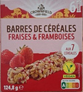 Crownfield Barres de céréales fraises et framboises x 6 — MS Bhai Bhai Enterprise