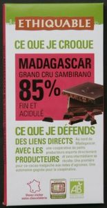 ETHIQUABLE Chocolat noir 85% Madagascar — MS Bhai Bhai Enterprise