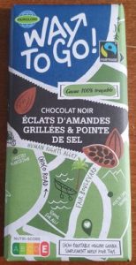 Fairglobe, Lidl, Way to go! Chocolat noir, Éclats d'amandes grillées & pointe de sel — MS Bhai Bhai Enterprise