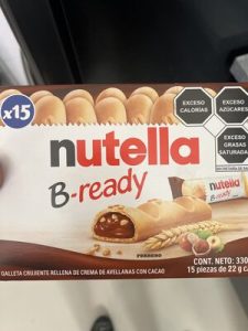 Ferrero, Nutella B-ready, Nutella b-ready Biscuits NUTELLA B-ready Noisettes et Cacao x15 - 330g — MS Bhai Bhai Enterprise