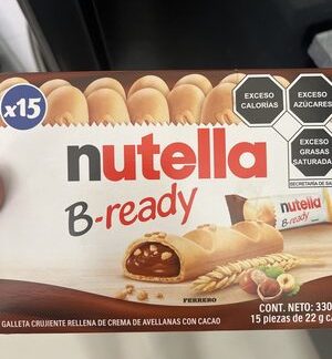 Ferrero, Nutella B-ready, Nutella b-ready Biscuits NUTELLA B-ready Noisettes et Cacao x15 - 330g — MS Bhai Bhai Enterprise