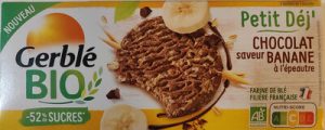 Gerblé, Gerblé Bio Gerble - Organic Chocolate Cookie Flavored w/ Banana, 132g (4.7oz) — MS Bhai Bhai Enterprise