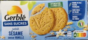 Gerblé Sablé sésame saveur vanille — MS Bhai Bhai Enterprise