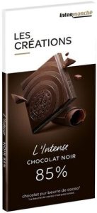 Intermarché, Ivoria, Les créations L'intense chocolat noir 85% — MS Bhai Bhai Enterprise