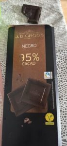 J.D. Gross Chocolate negro. Cacao 95% mínimo — MS Bhai Bhai Enterprise