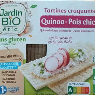Jardin bio Tartines craquantes quinoa pois chiche — MS Bhai Bhai Enterprise