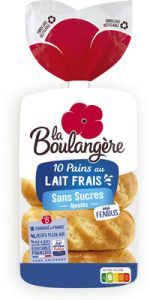 la boulangère 10 Pains au lait frais sans sucres ajoutés 350g — MS Bhai Bhai Enterprise
