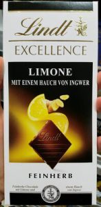 Lindt & Sprüngli Lindt chocolate negro Limon con Gengibre con amandes — MS Bhai Bhai Enterprise
