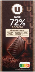 Super U, U Chocolat noir 72 % de cacao — MS Bhai Bhai Enterprise