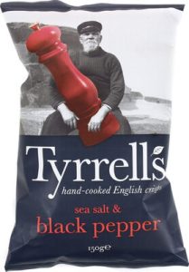 Tyrrell's Chips sel de mer et poivre noir — MS Bhai Bhai Enterprise