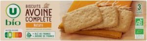 U, U Bio Biscuits à l'avoine complète nature bio 130g — MS Bhai Bhai Enterprise