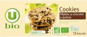 U, U Bio Cookies bio quinoa pépites chocolat paquet de 175g — MS Bhai Bhai Enterprise