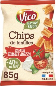 Vico, Natu' & Bon Chips de lentilles saveur tomate mozza — MS Bhai Bhai Enterprise