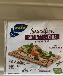 Wasa tartine croustillante sensation aux graines de chia & touche de sel 245g — MS Bhai Bhai Enterprise